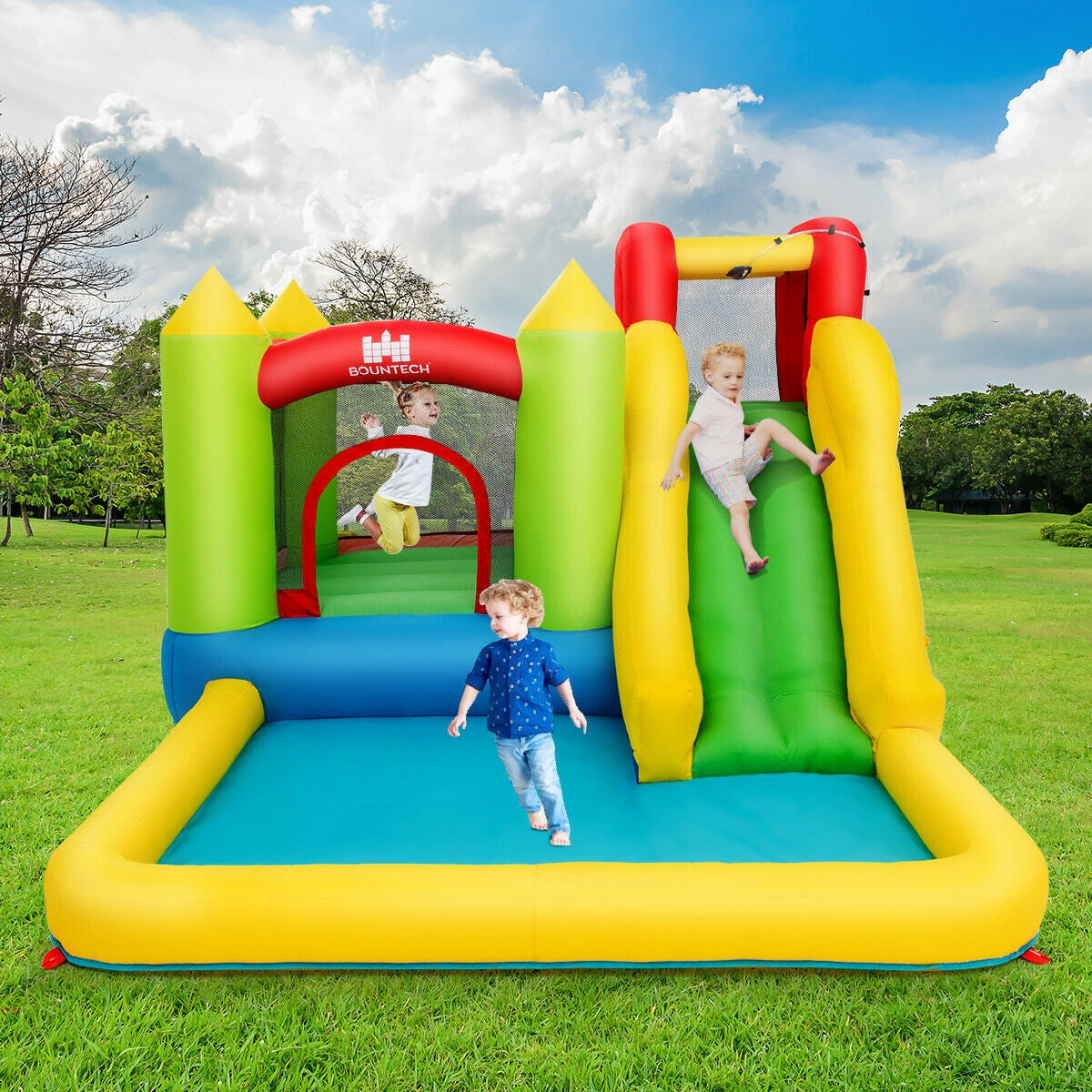 Inflatable Bounce House Water Slide Jump Bouncer Without Blower Bounce House at Gallery Canada
