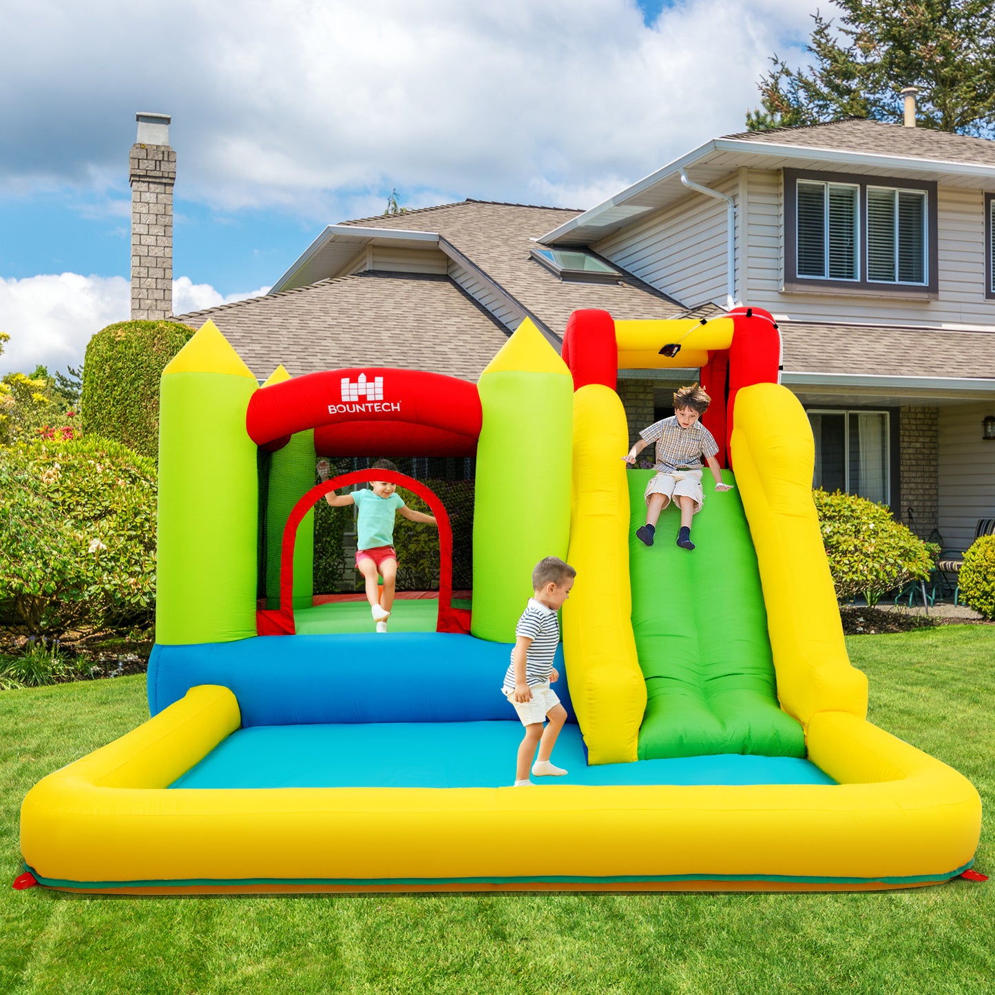 Outdoor Inflatable Bounce House, 480 W Blower Bounce House at Gallery Canada