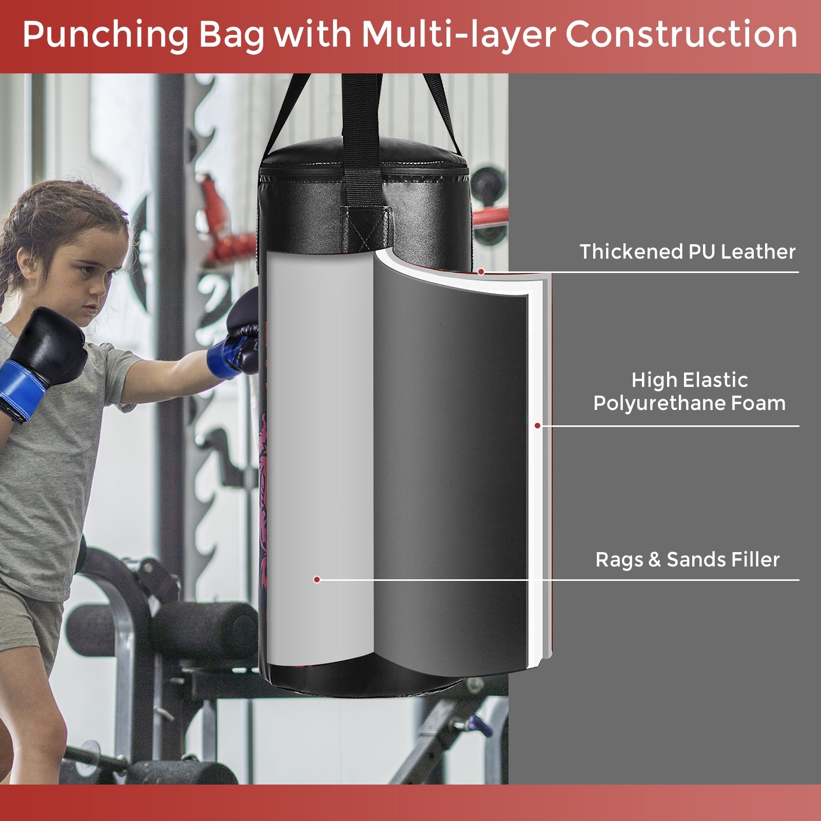 2 Feet Kids Gloves Skipping Rope Boxing Set, Black Boxing & Martial Arts at Gallery Canada