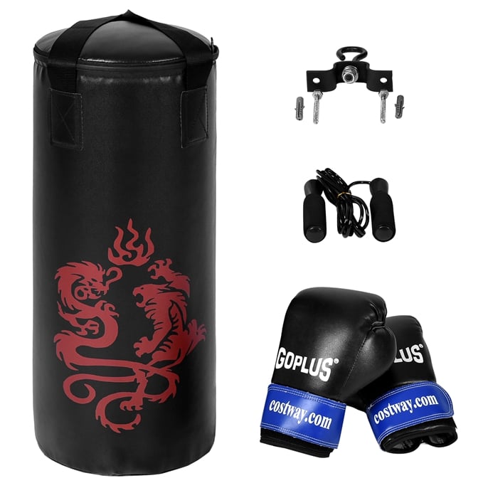 2 Feet Kids Gloves Skipping Rope Boxing Set, Black Boxing & Martial Arts at Gallery Canada