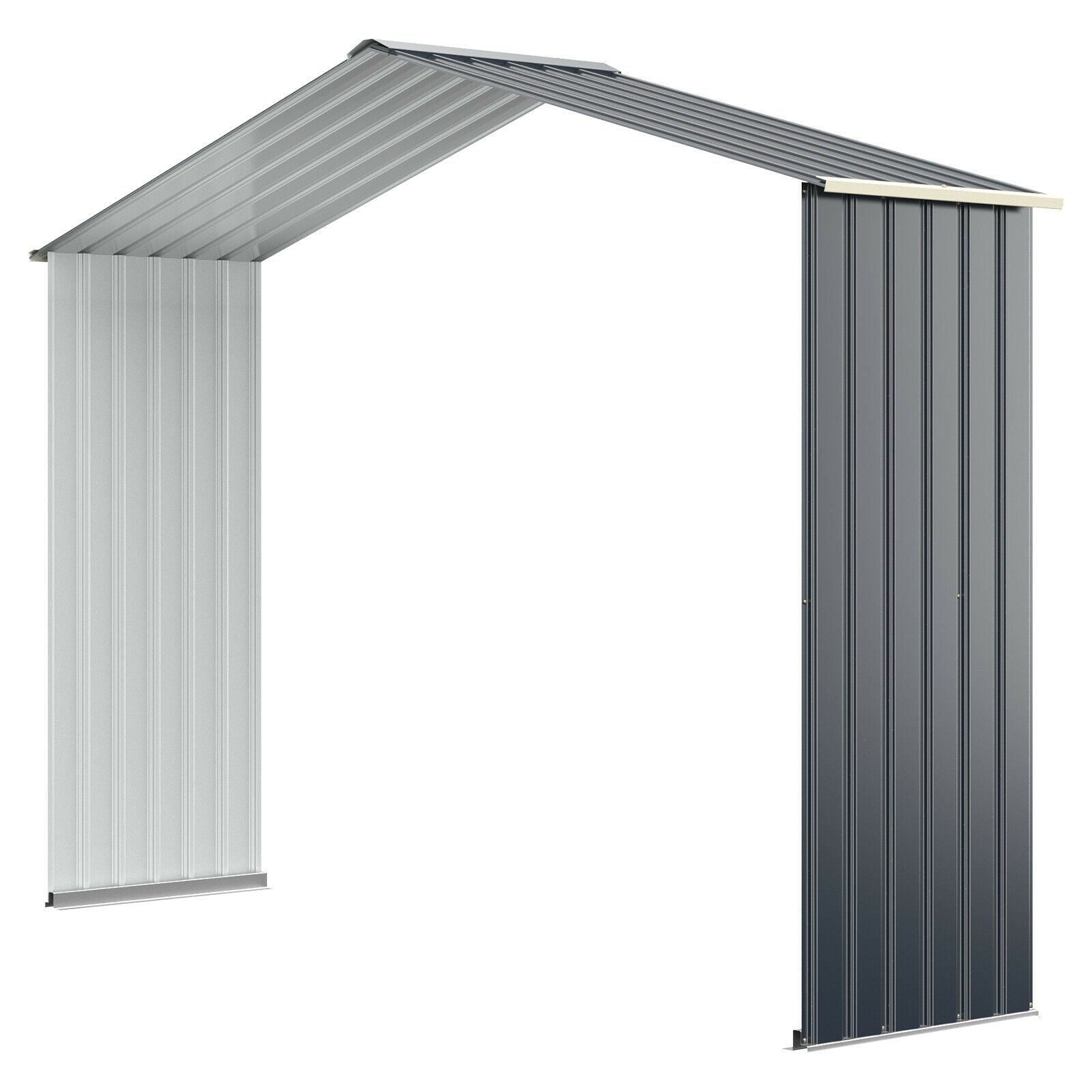 Outdoor Storage Shed Extension Kit, 9.1 Feet, Gray Sheds & Outdoor Storage Gray at Gallery Canada