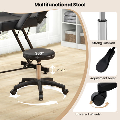 73 Inch Facial Chair Set, Removable Headrest, Detachable Armrests, Black Spa & Salon at Gallery Canada