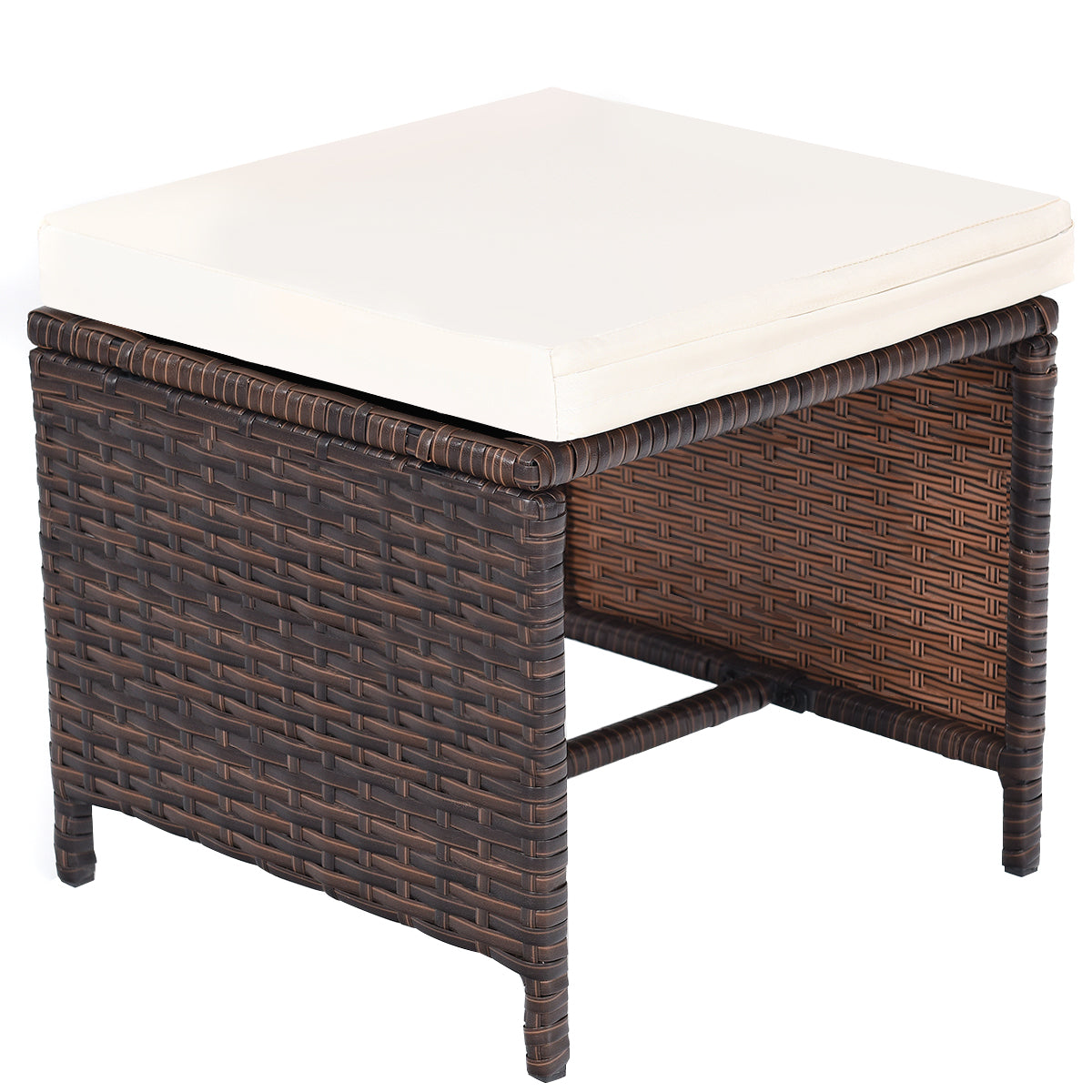 10 Piece Outdoor Patio Dining Set, Brown Patio Dining Sets at Gallery Canada