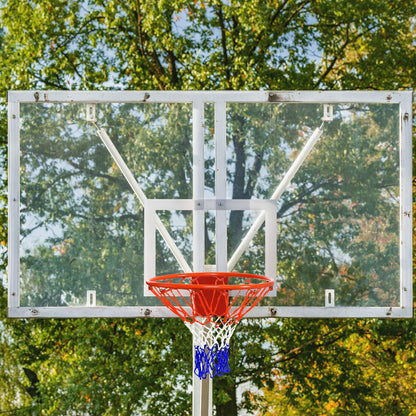 18 Inch Wall Mounted Basketball Hoop, Red Sport Equipments at Gallery Canada