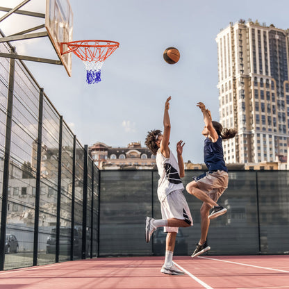 18 Inch Wall Mounted Basketball Hoop, Red Sport Equipments at Gallery Canada