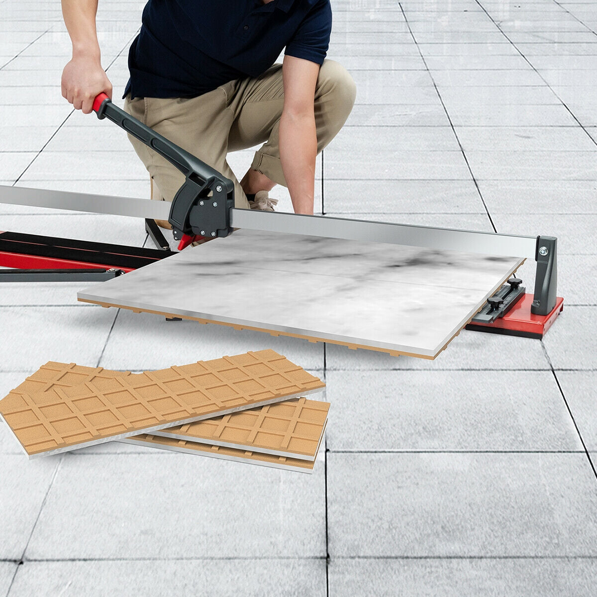 48 Inch Manual Tile Cutter, Porcelain Cutter Machine, Black Garages at Gallery Canada