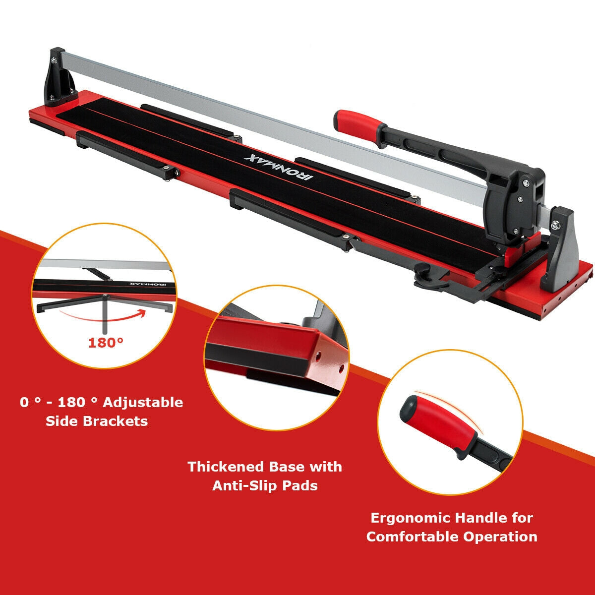 48 Inch Manual Tile Cutter, Porcelain Cutter Machine, Black Garages at Gallery Canada