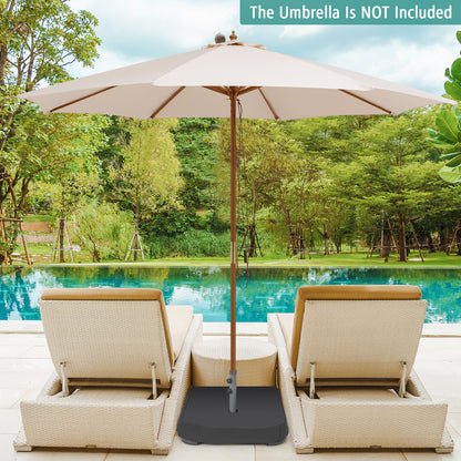Fillable Umbrella Base With Sandbags And Cover, Black Outdoor Umbrella Bases at Gallery Canada