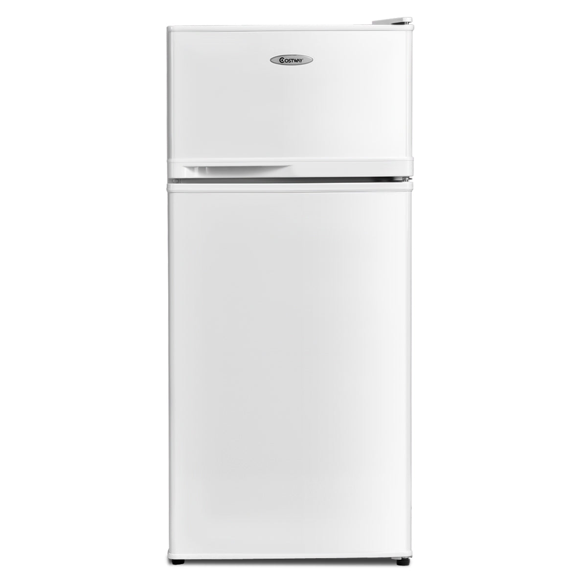 2 Doors Cold-rolled Sheet Compact Refrigerator, White Refrigerators at Gallery Canada