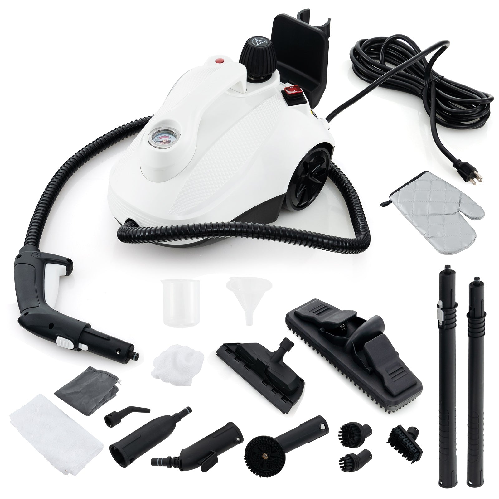 Portable Steam Cleaner 1800W, 61 oz Tank, White, Gray Vacuums & Cleaners at Gallery Canada