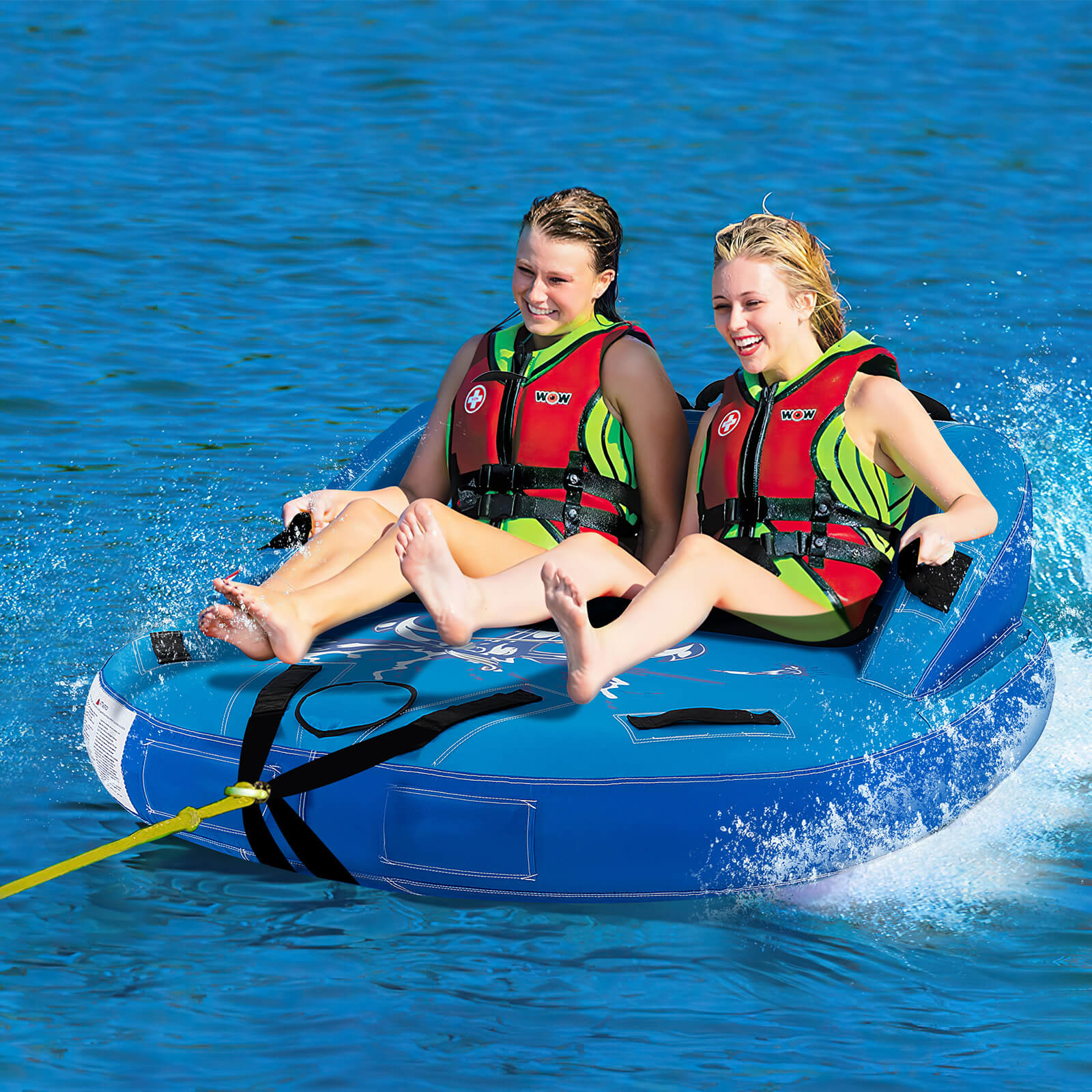 2 Person Inflatable Towable Tube, Blue Water Sports at Gallery Canada