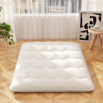 Full Size Futon Mattress, Washable Cover, Floor Sleeping Pad, Beige Mattresses at Gallery Canada