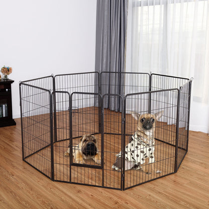 Heavy Duty Metal Pet Playpen, 40 Inch, Black Pet Gate at Gallery Canada