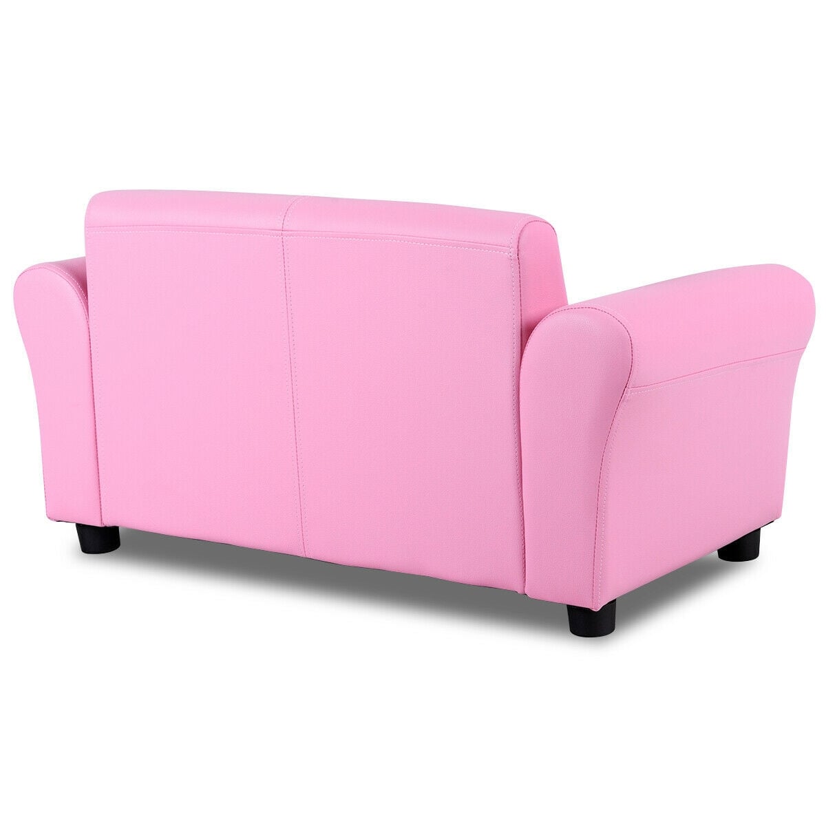 Kids Double Sofa with Ottoman, Soft, Pink Kids Chairs & Seating at Gallery Canada