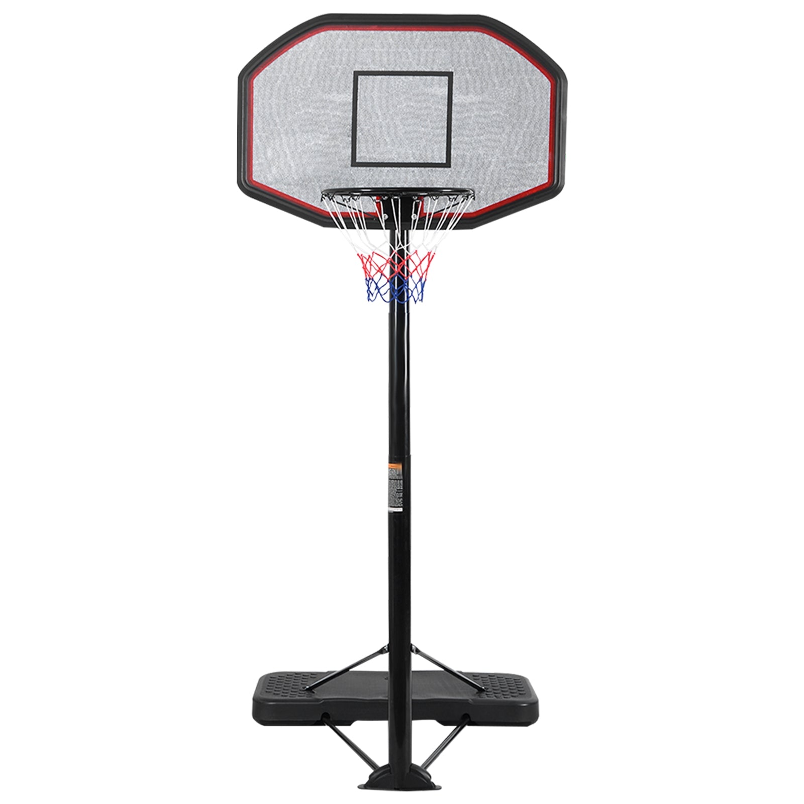43 Inch Adjustable Basketball Hoop, Indoor Outdoor, Black Sport Equipments at Gallery Canada