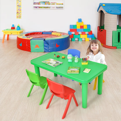 Kids Plastic Table And 4 Chairs Set, Multicolor Kids Table & Chair Sets at Gallery Canada