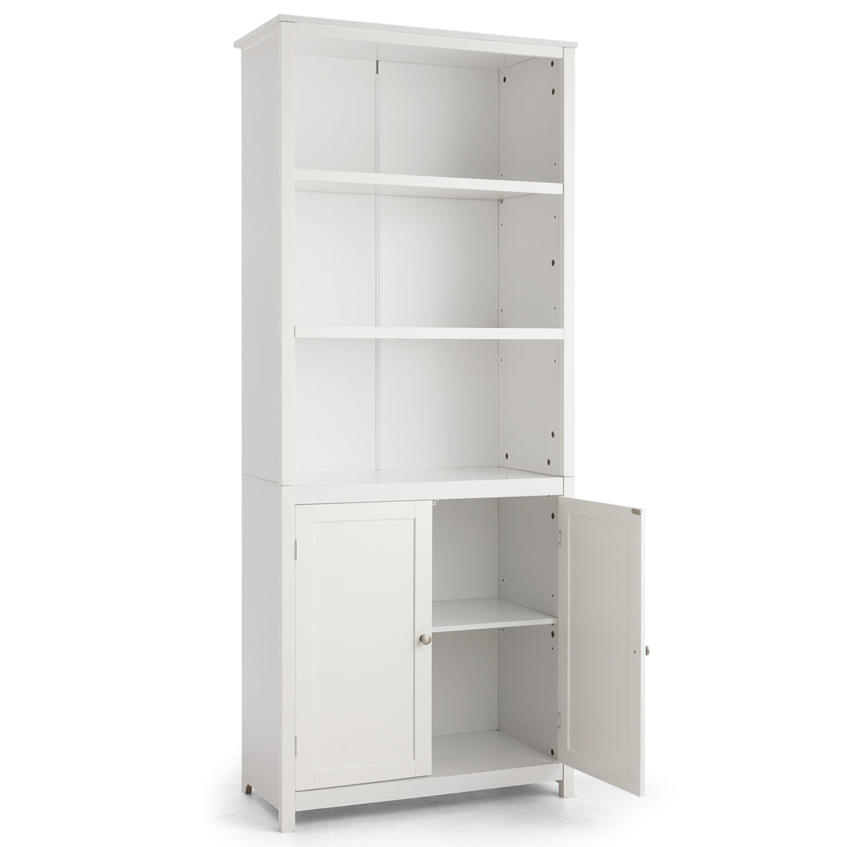 Wooden Bookcase With Doors, White Bookcases at Gallery Canada