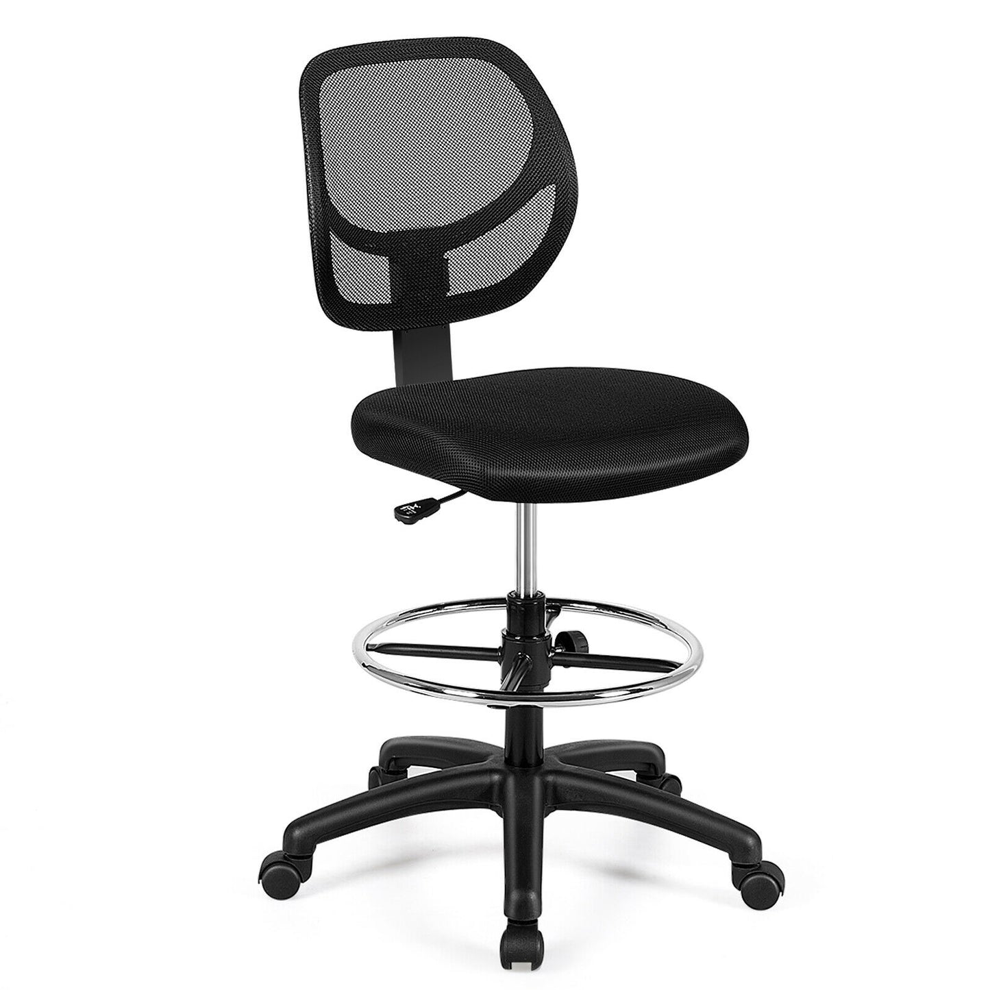 Adjustable Height Mesh Office Chair, Black Mesh Chairs at Gallery Canada