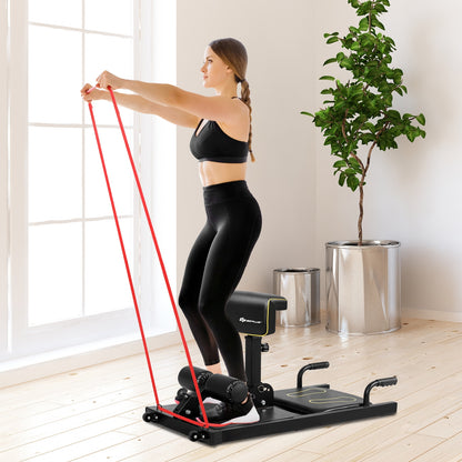 8-In-1 Home Gym Multifunction Squat Fitness Machine, Black Benches Racks & Bars at Gallery Canada