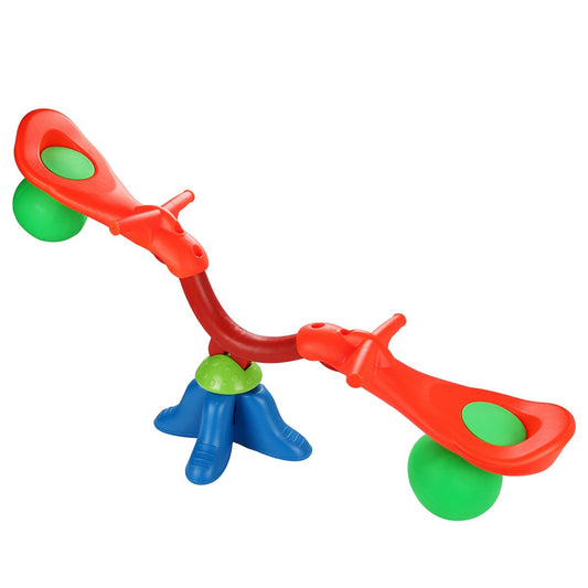 Kid's Seesaw 360 Degree Spinning Teeter, Red Seesaws Red at Gallery Canada