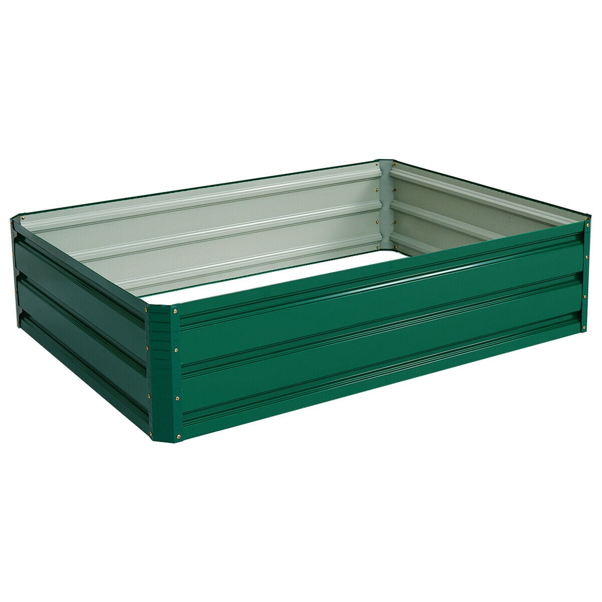 47.5 Inch Raised Garden Bed, Patio Planter, Dark Green Raised Garden Beds Dark Green at Gallery Canada