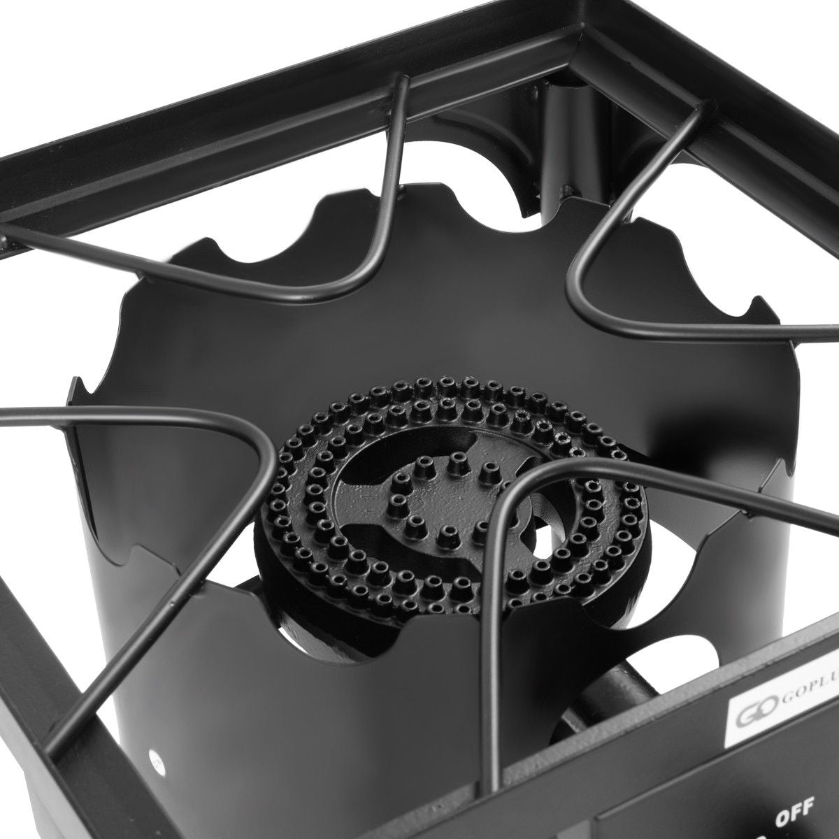 100,000 BTU Portable Propane Camp Stove, Adjustable Legs, Black Outdoor Grills at Gallery Canada