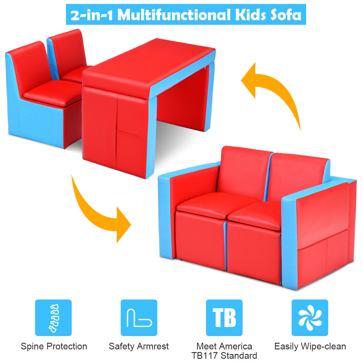 Kids Sofa Table Chair Set, Red Kids Table & Chair Sets at Gallery Canada