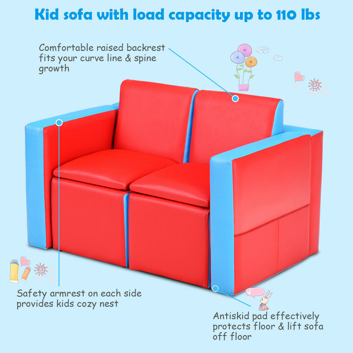 Kids Sofa Table Chair Set, Red Kids Table & Chair Sets at Gallery Canada