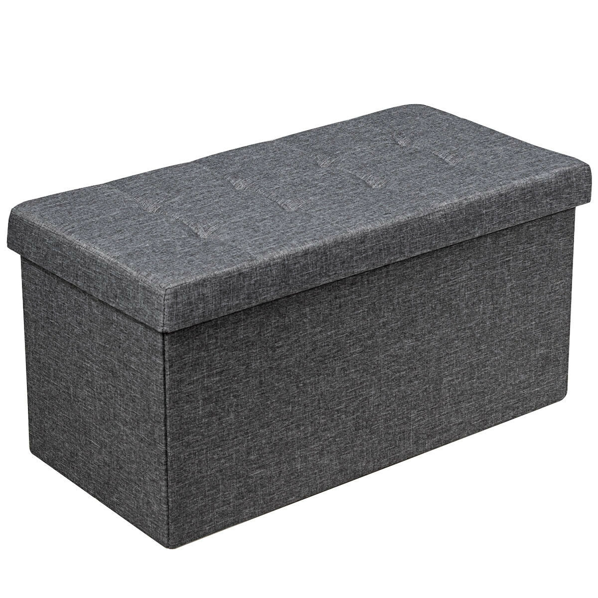 31.5 Inch Foldable Fabric Storage, Removable Bin, Dark Gray Shoe Racks & Storage Benches at Gallery Canada