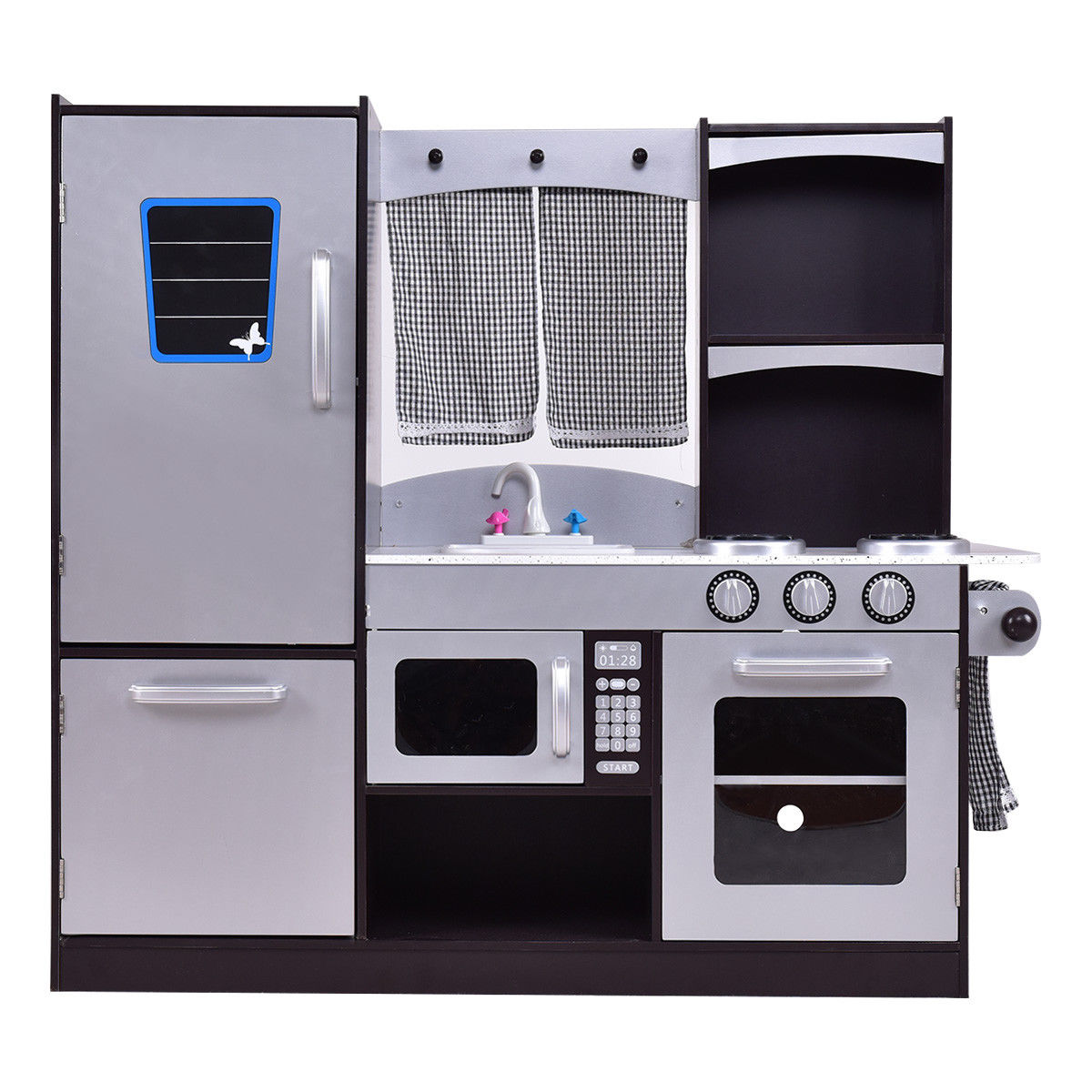 Kids Wooden Kitchen Pretend Play Set, Coffee Play Kitchen Sets at Gallery Canada