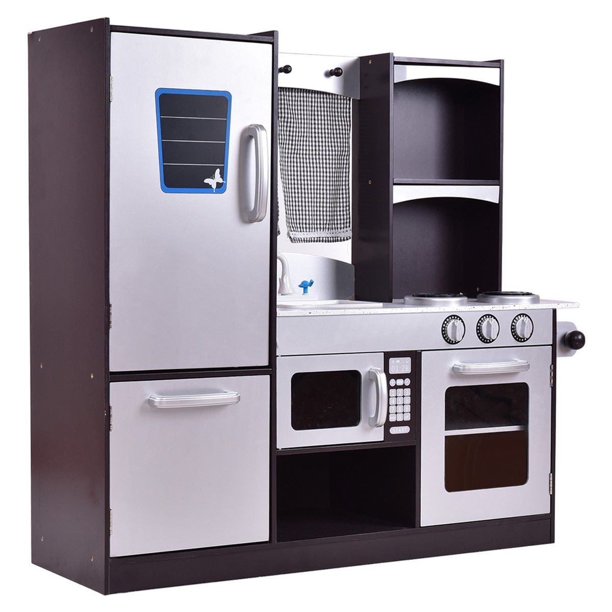 Kids Wooden Kitchen Pretend Play Set, Coffee Play Kitchen Sets at Gallery Canada