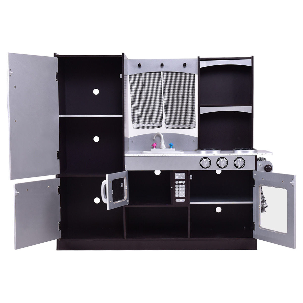 Kids Wooden Kitchen Pretend Play Set, Coffee Play Kitchen Sets at Gallery Canada