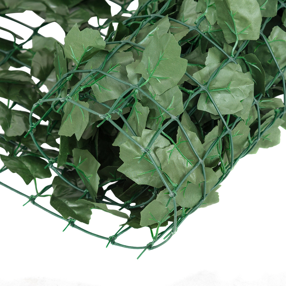 Faux Ivy Leaf Decorative Privacy Fence-40 x 95 Inch, Green Decorative Fencing & Flooring at Gallery Canada