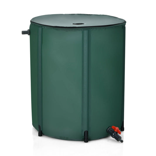 53 Gallon Collapsible Rain Barrel, Green Watering & Irrigation Green at Gallery Canada