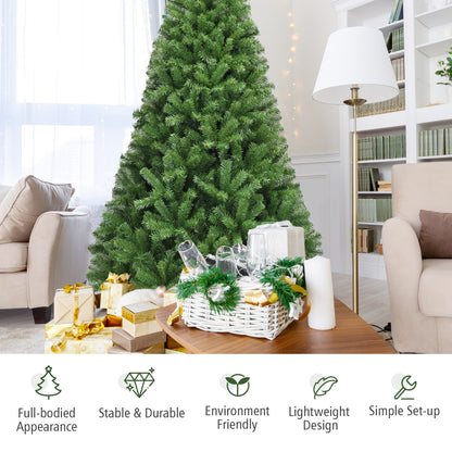 Premium Hinged PVC Artificial Christmas Tree, 7.5 ft, Green Christmas Tree at Gallery Canada