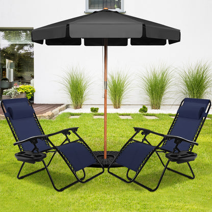 Folding Lounge Chair, Zero Gravity, Navy Beach & Lawn Chairs at Gallery Canada