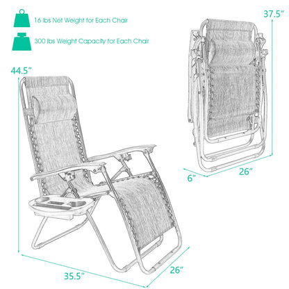 Folding Lounge Chair, Zero Gravity, Navy Beach & Lawn Chairs at Gallery Canada
