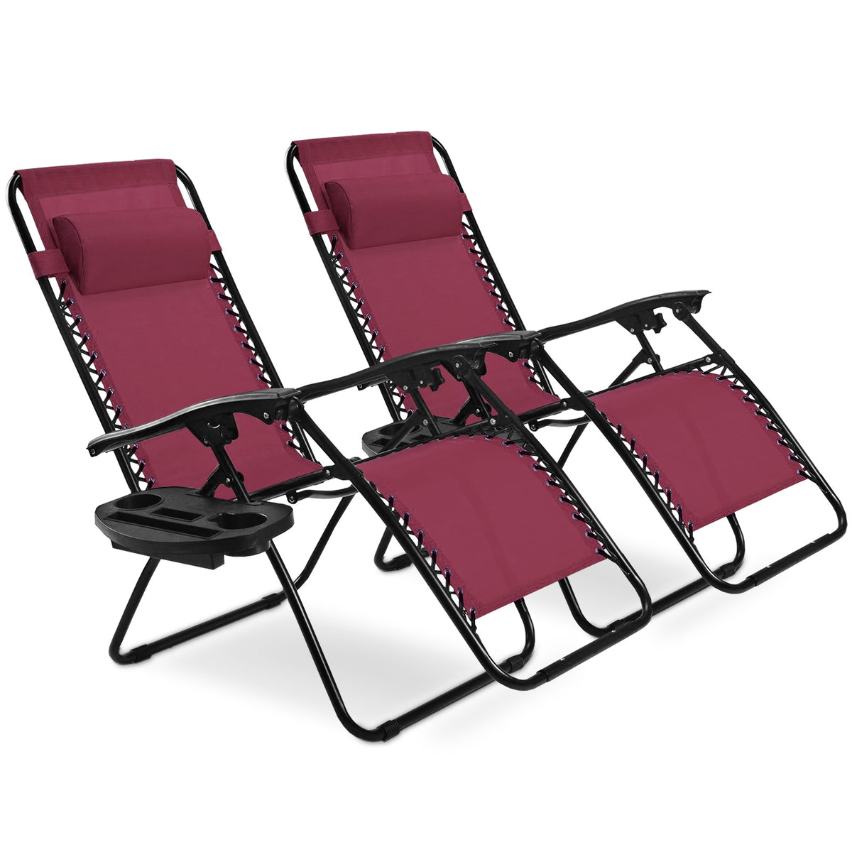 Folding Lounge Chair, Zero Gravity, Dark Red Beach & Lawn Chairs at Gallery Canada