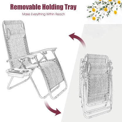 Folding Lounge Chair, Zero Gravity, Dark Red Beach & Lawn Chairs at Gallery Canada