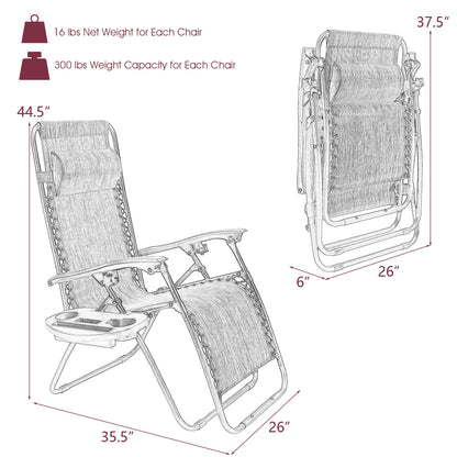 Folding Lounge Chair, Zero Gravity, Dark Red Beach & Lawn Chairs at Gallery Canada