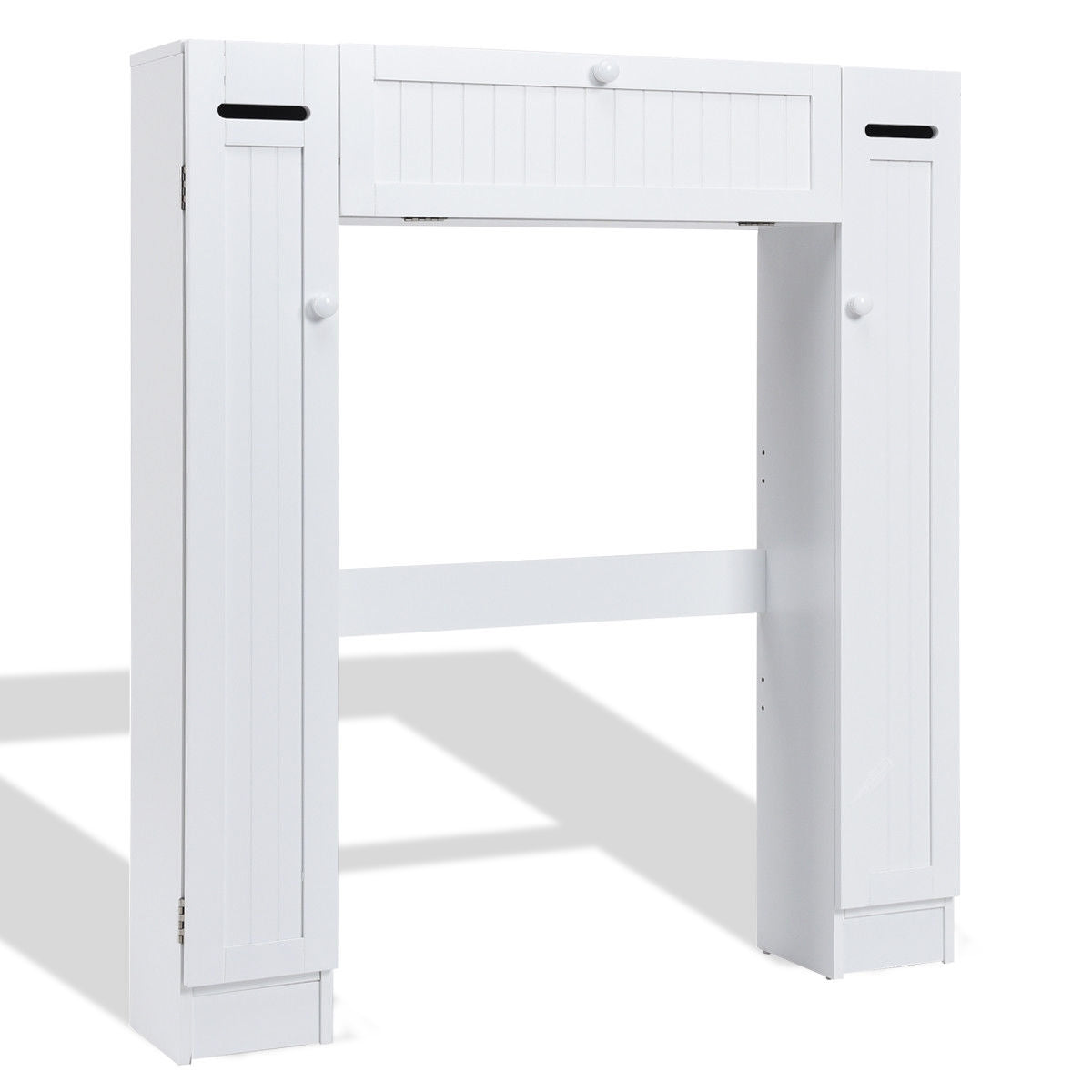 Wooden Over The Toilet Storage Cabinet, White Bathroom Etagere at Gallery Canada