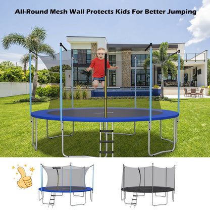 14Ft Replacement Trampoline Safety Enclosure Net, Black Trampoline Accessories at Gallery Canada