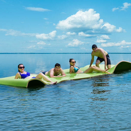 12' X 6' Floating Water Pad, 3 Layer, Green Swimming Green at Gallery Canada