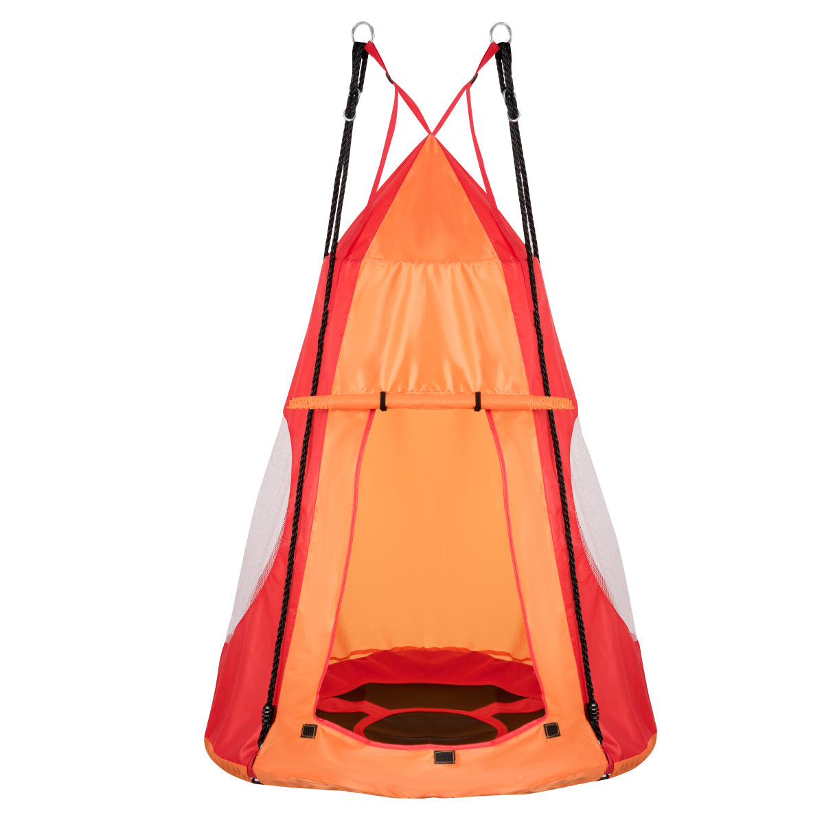 40 Inch Kids Hanging Chair Swing Tent Set, Orange Swing & Playsets at Gallery Canada