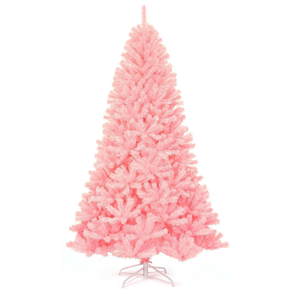 7.5 Feet Artificial Christmas Tree, Fir, Pink Christmas Tree Pink at Gallery Canada