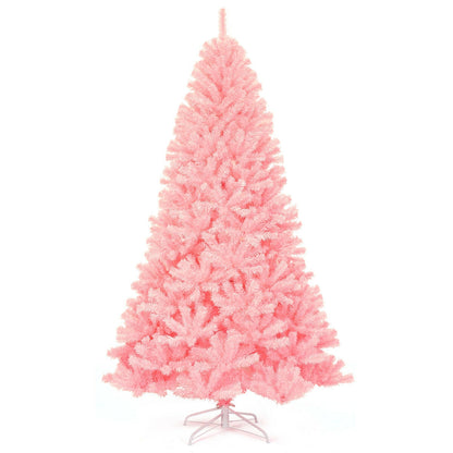 7.5 Feet Artificial Christmas Tree, Fir, Pink Christmas Tree Pink at Gallery Canada