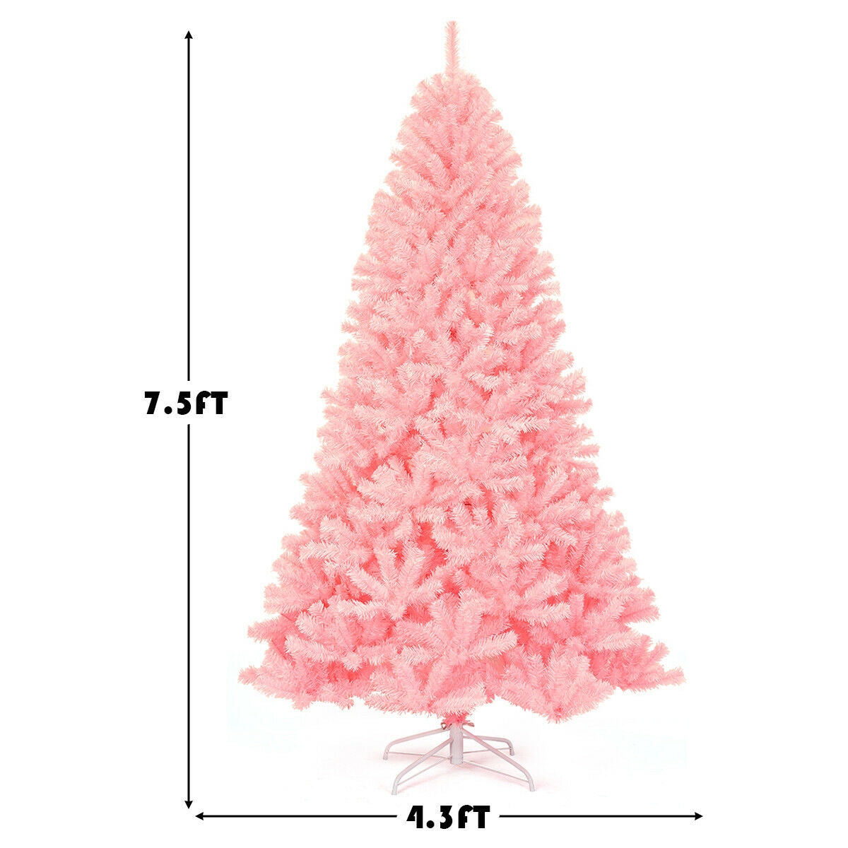 7.5 Feet Artificial Christmas Tree, Fir, Pink Christmas Tree at Gallery Canada