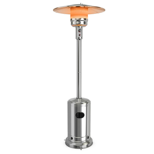 Steel Propane Gas Heater, Silver