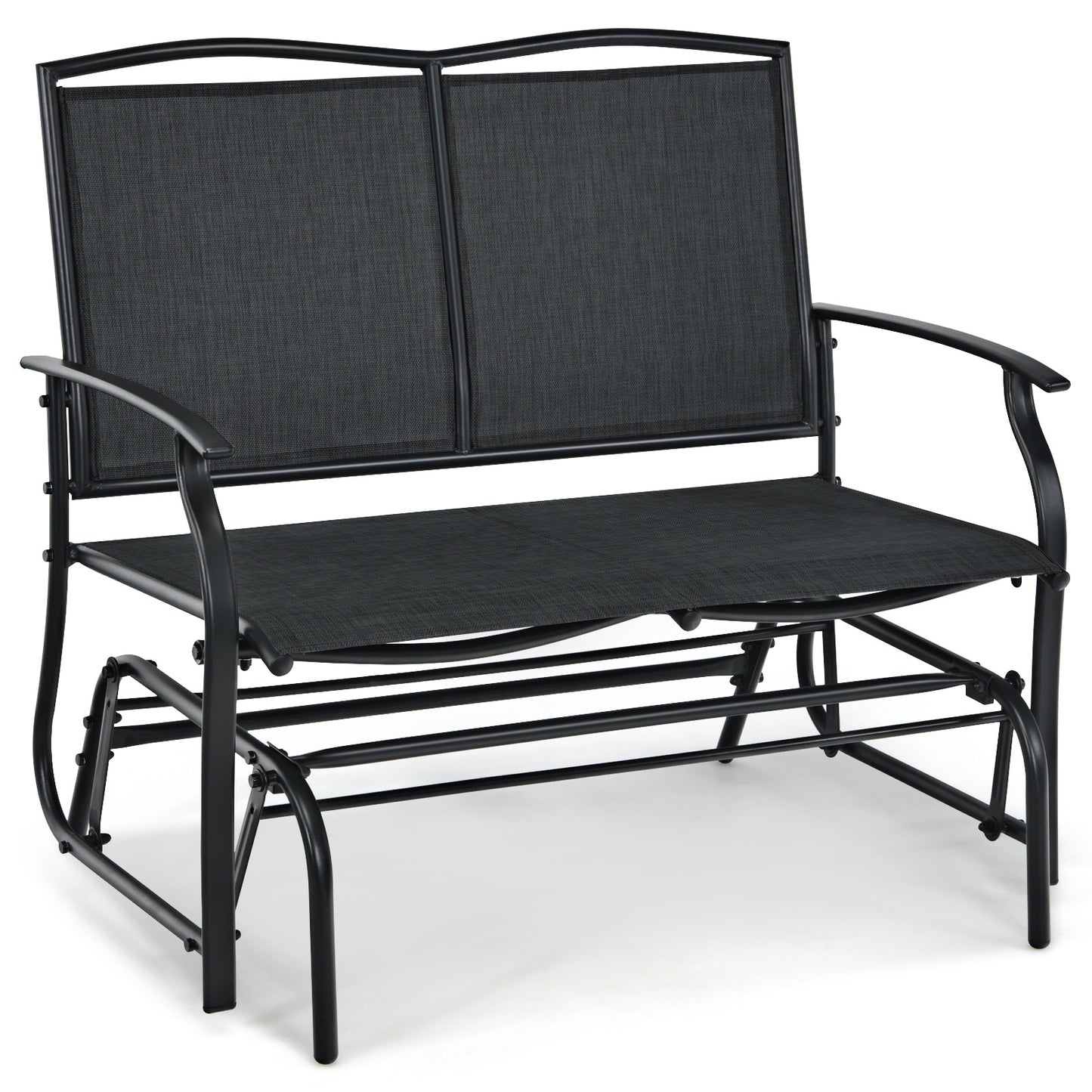 Iron Patio Rocking Chair, Black Patio Rocking Chairs & Gliders Black at Gallery Canada