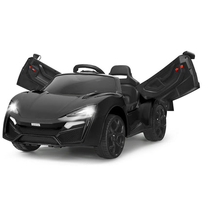12V 2.4G RC Electric Vehicle With Lights, Black Powered Ride On Toys at Gallery Canada